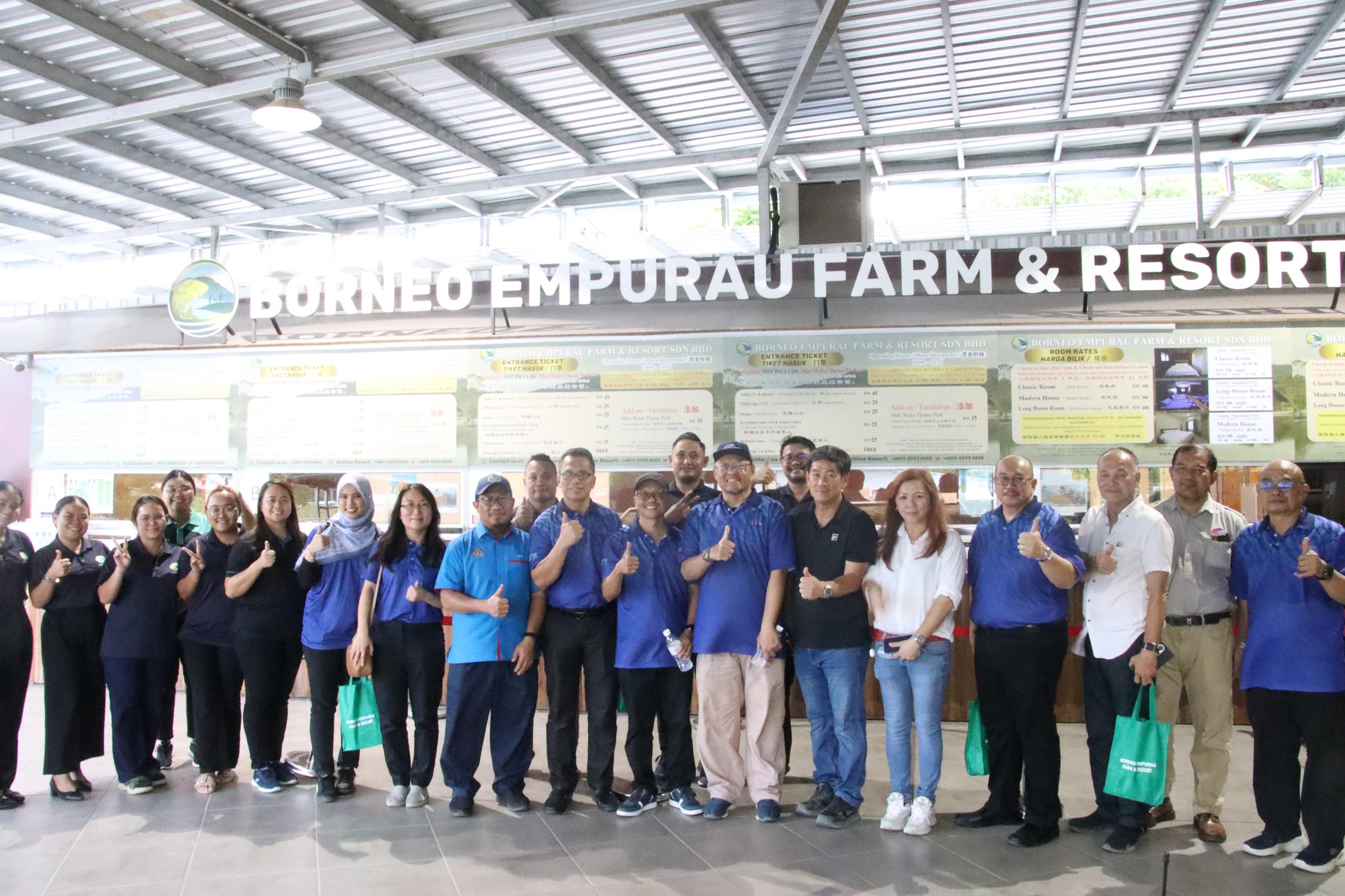 Lawatan Kerja Ketua Pengarah Perikanan Malaysia ke Borneo Empurau Farm & Resort