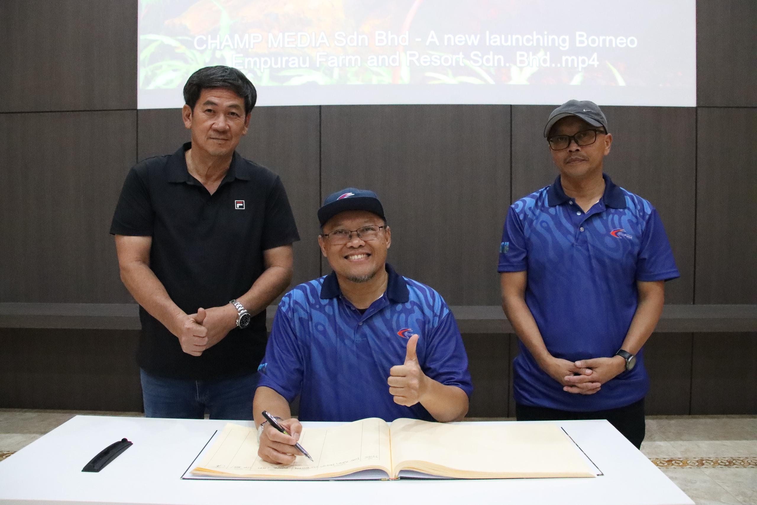 Lawatan Kerja Ketua Pengarah Perikanan Malaysia ke Borneo Empurau Farm & Resort